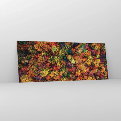 Üveg kép - Őszi facsokor - 100x40 cm