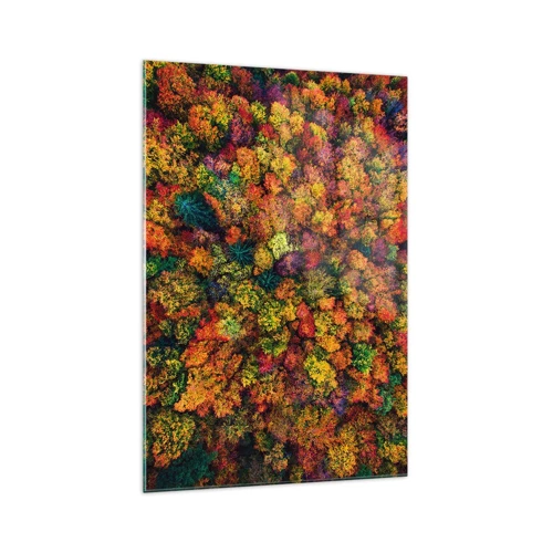Üveg kép - Őszi facsokor - 70x100 cm