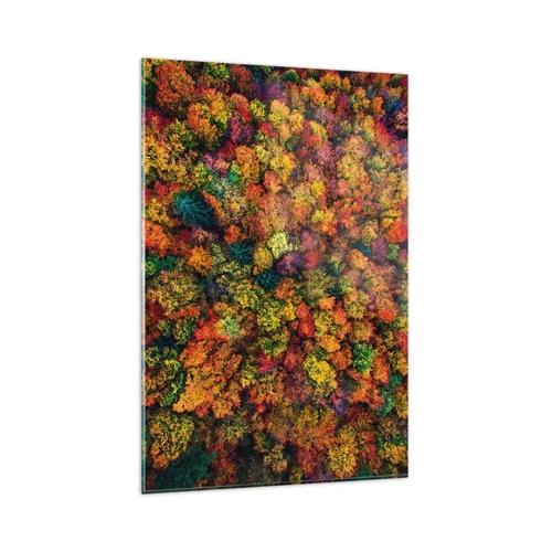 Üveg kép - Őszi facsokor - 80x120 cm