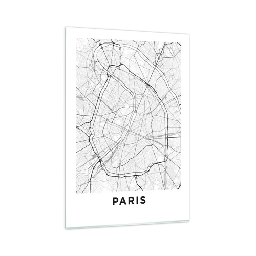 Üveg kép - Párizs virága - 80x120 cm