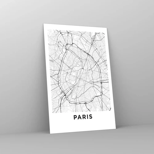 Üveg kép - Párizs virága - 80x120 cm