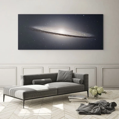 Üveg kép - Réges régen, egy messzi-messzi galaxisban.... - 100x40 cm