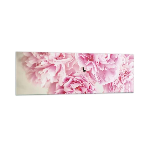 Üveg kép - Rózsaszín pompában - 160x50 cm