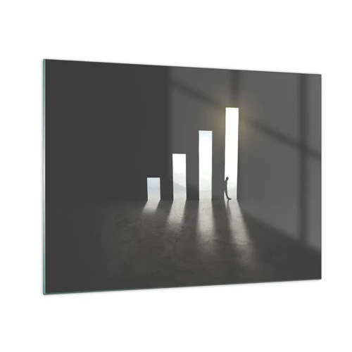 Üveg kép - Siker - egy benyomás - 70x50 cm