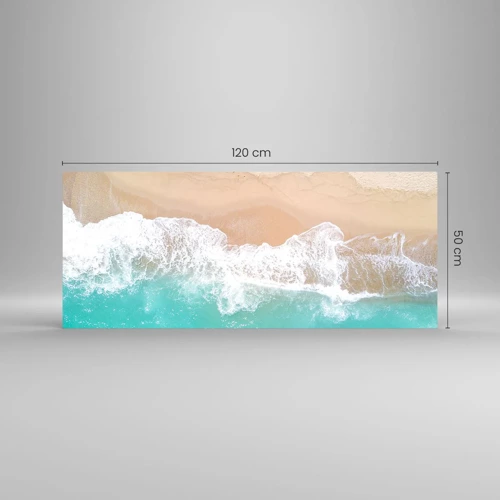 Üveg kép - Simogató érintés - 120x50 cm