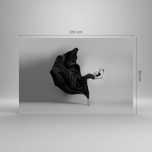 Üveg kép - Szárnyas zene - 120x80 cm