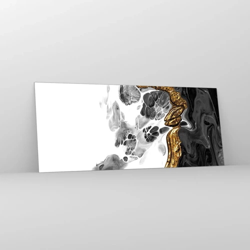Üveg kép - Szerves kompozíció - 120x50 cm