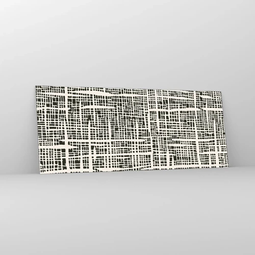 Üveg kép - Szőtt kompozíció - 100x40 cm