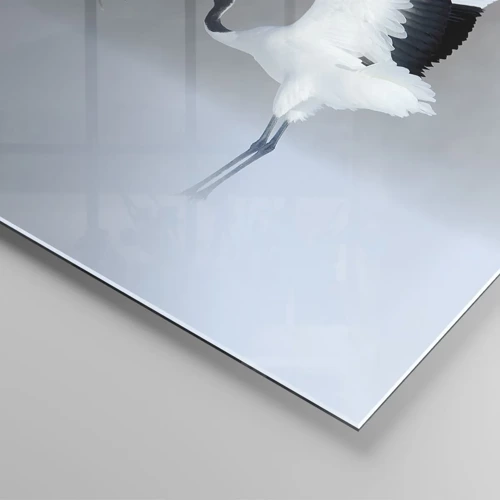 Üveg kép - Tánc a ködben - 70x100 cm