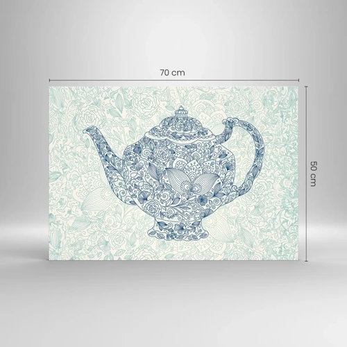 Üveg kép - Tea varázsa - 70x50 cm