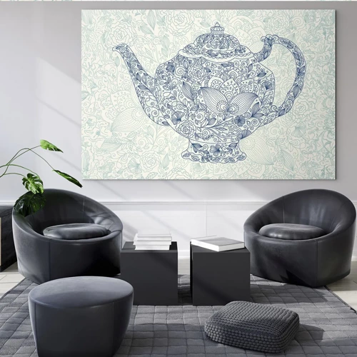 Üveg kép - Tea varázsa - 70x50 cm