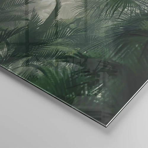 Üveg kép - Trópusi titok - 100x40 cm