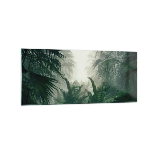 Üveg kép - Trópusi titok - 120x50 cm
