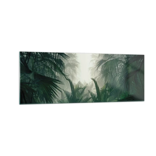 Üveg kép - Trópusi titok - 140x50 cm