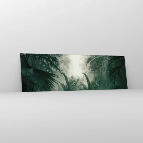 Üveg kép - Trópusi titok - 160x50 cm