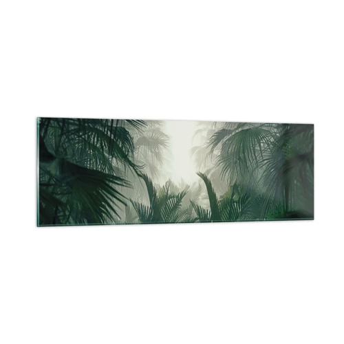 Üveg kép - Trópusi titok - 90x30 cm