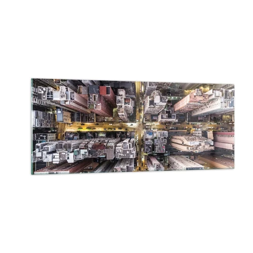 Üveg kép - Üdvözlet Hongkongból - 100x40 cm