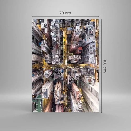 Üveg kép - Üdvözlet Hongkongból - 70x100 cm