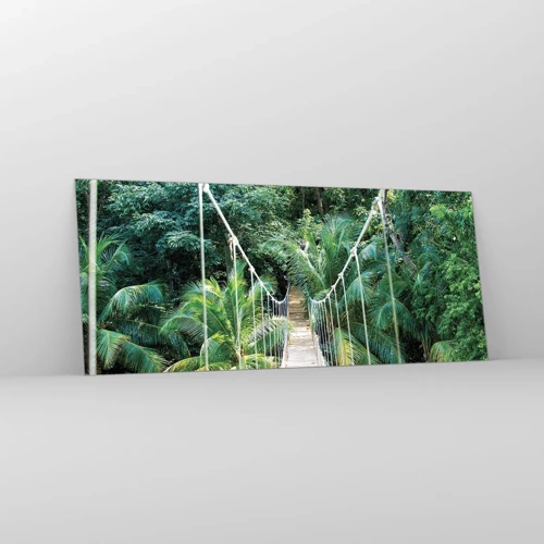 Üveg kép - Üdvözöljük a dzsungelben! - 120x50 cm