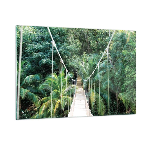 Üveg kép - Üdvözöljük a dzsungelben! - 120x80 cm
