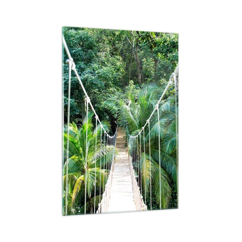 Üveg kép - Üdvözöljük a dzsungelben! - 70x100 cm