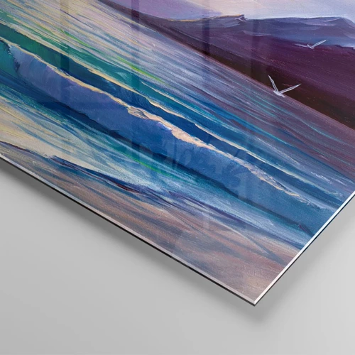Üveg kép - Víz és levegő kristály - 120x80 cm