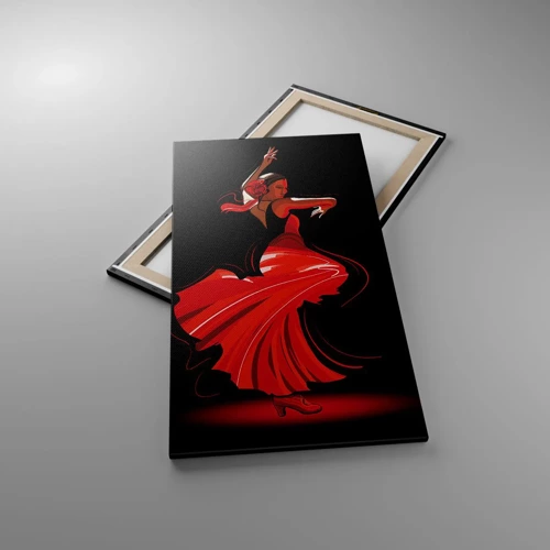 Vászonkép - A flamenco tüzes szelleme - 55x100 cm