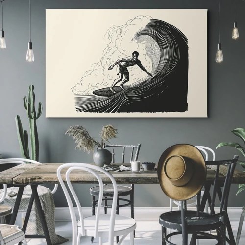Vászonkép - A hullámok királya - 70x50 cm