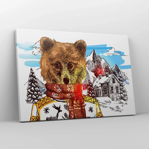 Vászonkép - A medvekunyhó - 70x50 cm