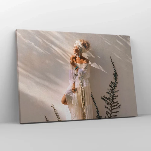 Vászonkép - A nap és a lány - 70x50 cm