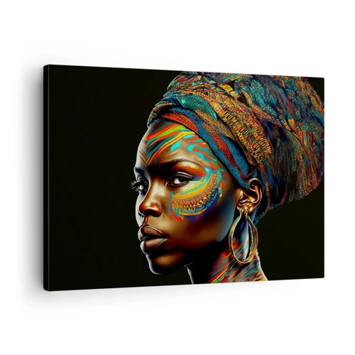 Vászonkép - Afrikai királynő - 70x50 cm