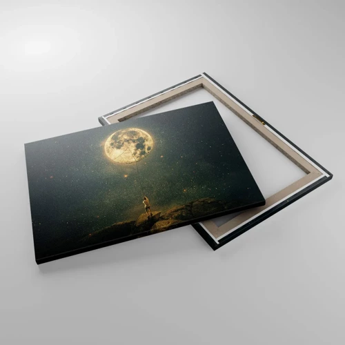 Vászonkép - Aki ellopta a holdat - 70x50 cm