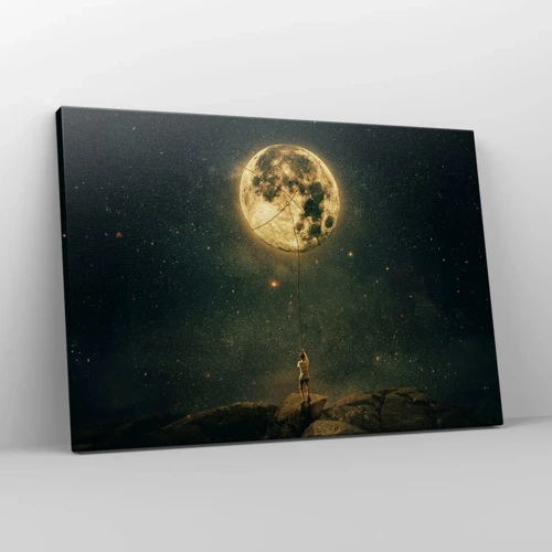 Vászonkép - Aki ellopta a holdat - 70x50 cm