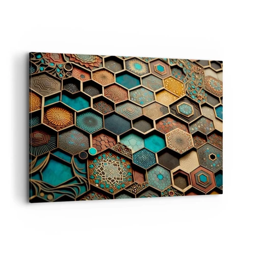 Vászonkép - Arab ornamentika - egy variáció - 100x70 cm