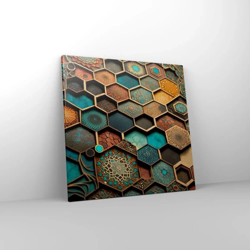 Vászonkép - Arab ornamentika - egy variáció - 50x50 cm