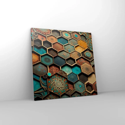 Vászonkép - Arab ornamentika - egy variáció - 60x60 cm