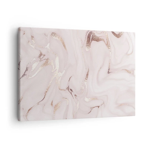 Vászonkép Arttor 70x50 cm - Rózsaszín tébolyban - Absztrakció, Művészet, Modern Művészet, Modern Művészet., Művészeti Művészet, A nappaliba, A hálószobába, Rózsaszín, Arany, Vízszintes, Vászon, AA70x50-4799