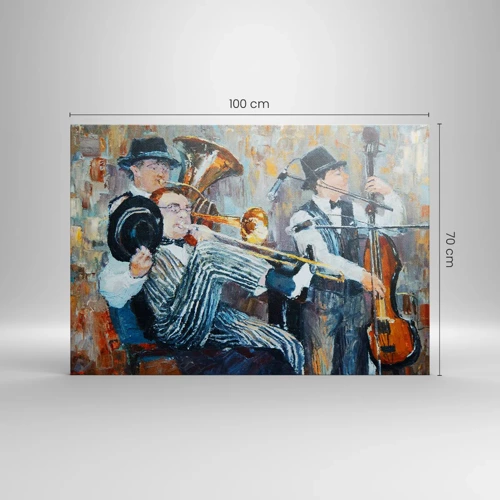 Vászonkép - Az egész jazz - 100x70 cm