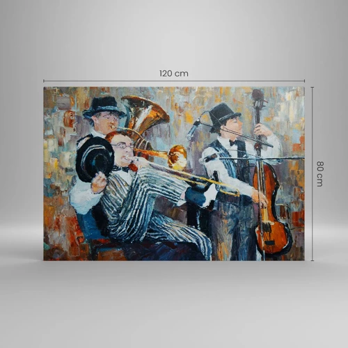 Vászonkép - Az egész jazz - 120x80 cm