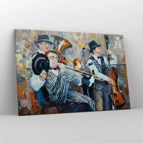 Vászonkép - Az egész jazz - 120x80 cm