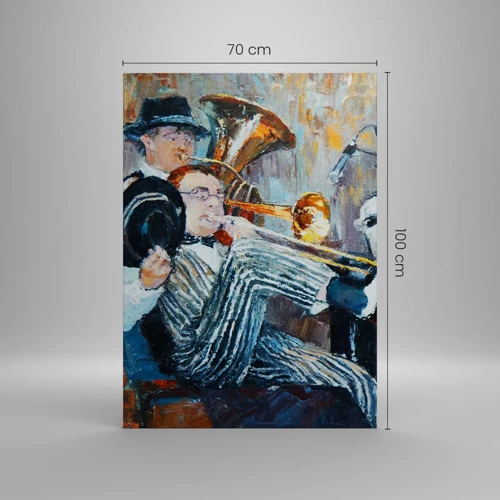 Vászonkép - Az egész jazz - 70x100 cm