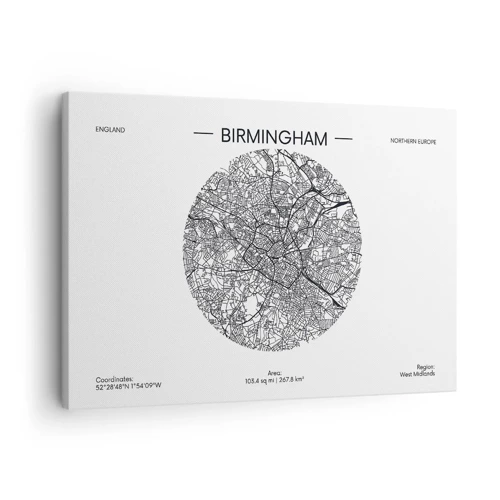 Vászonkép - Birmingham anatómiája - 70x50 cm