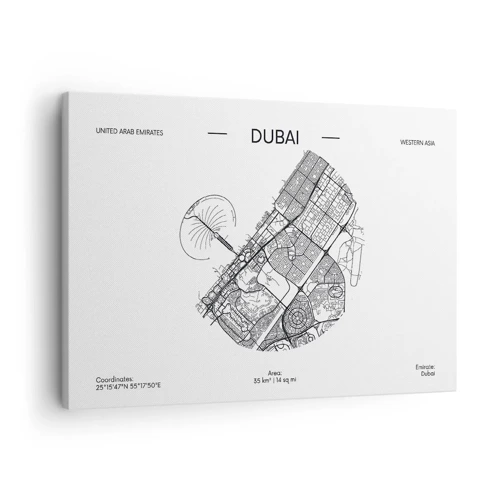 Vászonkép - Dubai anatómiája - 70x50 cm