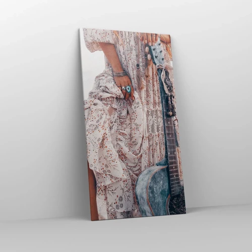 Vászonkép - Hippik az úton - 65x120 cm