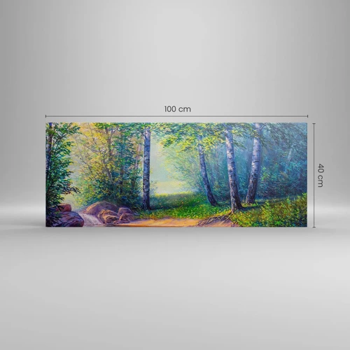 Vászonkép - Idilli táj - 100x40 cm