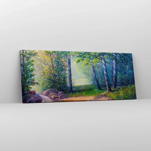 Vászonkép - Idilli táj - 100x40 cm