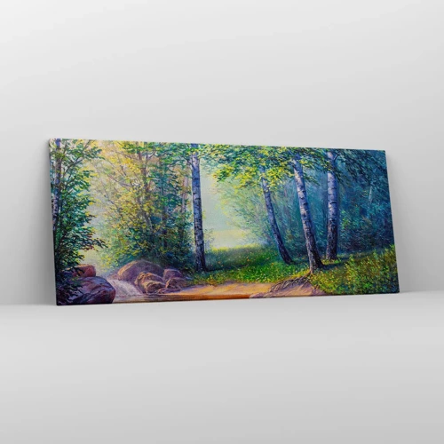 Vászonkép - Idilli táj - 120x50 cm