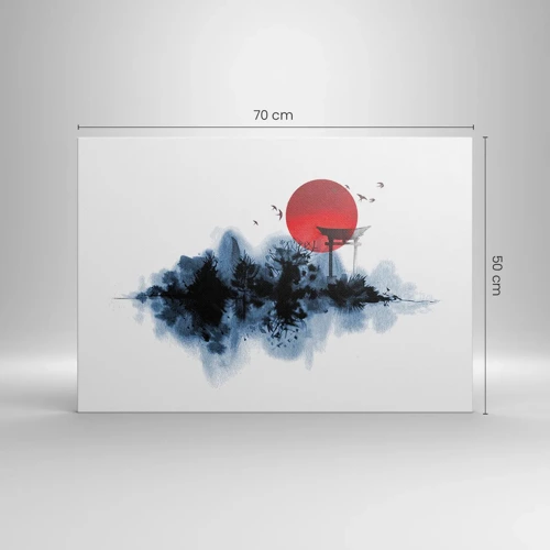 Vászonkép - Japán kilátás - 70x50 cm