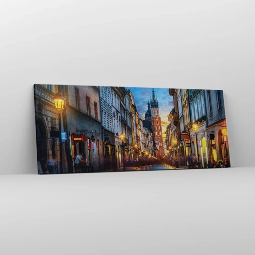 Vászonkép - Krakkó varázsa - 100x40 cm