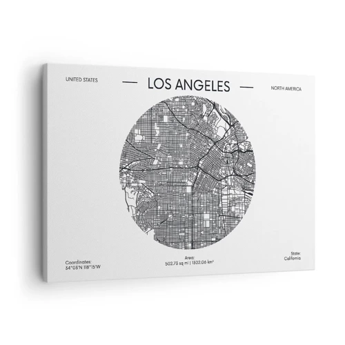Vászonkép - Los Angeles anatómiája - 70x50 cm